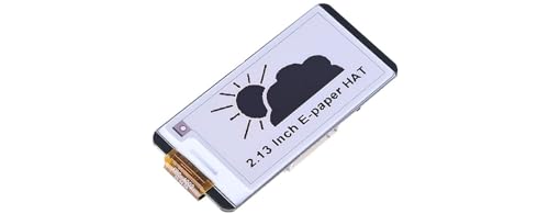 Image of 2.13inch E-Paper Display Module for Raspberry Pi Zero /Zero W /Zero WH /2B /3B /3B+, 122 x 250 Pixels Two-Colour, Supports Partial 560ms and Full 950ms Refresh SPI Interface