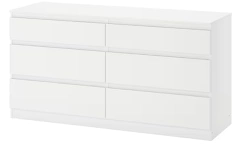Image of Kullen Chest of 6 Drawers (White)