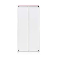 Furinno LUDER Book Shelf, 7-Cube Bookshelf, Bookcase with Open Shelves, 9.4 x 19.5 x 41.7, Easy Assembly, for Living Room, Bedroom, Home Office, White/Pink — image 10