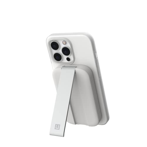 U By Uag Magnetic Wireless Portable Charger 18W Power Bank 4000Mah Usb-C Fast Charging External Backup Battery With Kickstand Compatible With Iphone 14, Galaxy S23, Lucent Marshmallow White #TOP2