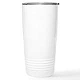 CafePress Genealogist Genealogy Is All About Family Gif Mugs 20 oz. Insulated Stainless Steel Coffee Tumbler