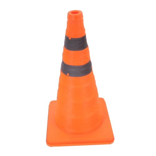 Cone Sicurezza Pieghevole e Retrattile da Cono Riflettente per Emergenze Stradali Segnalazione Design Portatile e Compatto per Tutti Tipi Veicoli