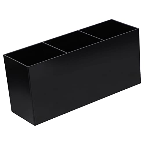 Healeved シーアクリル製 ペンホルダー 割 収納 メイクアップブラシ オーガナイザー 文房具 収納容器 軽量 自立型