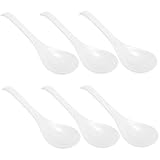 Photo Gallery romisbaba 6 pezzi cucchiai da zuppa in bianca semplice cucchiai resistenti e decorativi per minestra porridge e Photo Gallery romisbaba 6 pezzi cucchiai da zuppa in bianca semplice cucchiai resistenti e decorativi per minestra porridge e