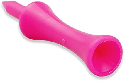 Zivisk Pink Golf Tees Plastic 57MM 100 Count Long Castle Golf Tees 2-1/4 inch