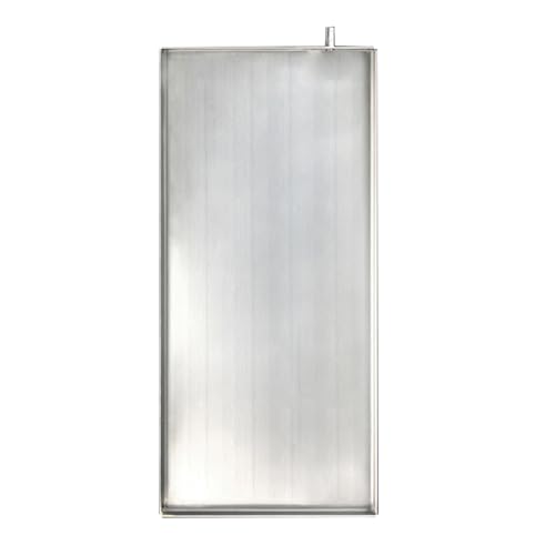 Bandeja de goteo para aire acondicionado portátil en acero inoxidable 83x36cm