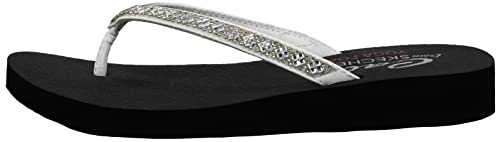 Image of Skechers Women's Meditation Perfect 10 Square Rhinestone Embellished Thong