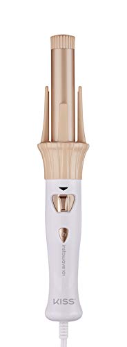 Kiss Products Instawave 101 Ceramic Automatic Rotating Curling Iron 1 Inch Ceramic Tourmaline