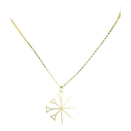 Collana Sumera Simbolo Anu Annunaki Simbolo Sumero Intagliato In Acciaio Inossidabile Unisex Estiva Idea Regalo Originale Natale Uomo Donna Ragazzo Ragazza