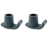 ZZHXSM 2PCS Grey Sled Walker Feet Walker Non Slip Feet Walker Aid Accessory 1 Inch Heavy Duty Universal Ski Replacement Chute Caps
