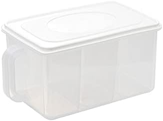 Bento Box 3 in 1 Plastic Fresh-Keeping Storage Box,Can be Stacked, Effectively Saving Storage Space