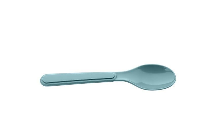 Picknick Set 6 Personen Grau – BPA-freies Plastikbesteck & Geschirr – Gabel, Messer, Löffel, Teller, Becher & Salzstreuer – Inkl. Picknickkorb & Tasche