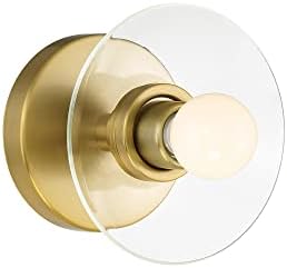 DESIGNERS FOUNTAIN Litto 6 inch 1-Light Wall Sconce, Brushed Gold, D294C-WS-BG