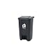 Plastikowy Kosz Na śmieci, 30-100l Szary śmieci Do Recyklingu Bin Wodoodporne śmieci Do Czyszczenia Kosz Na śmieci Na Zewnątrz Kemping, Ulica, Patio(Size:100L,Color:Szary)