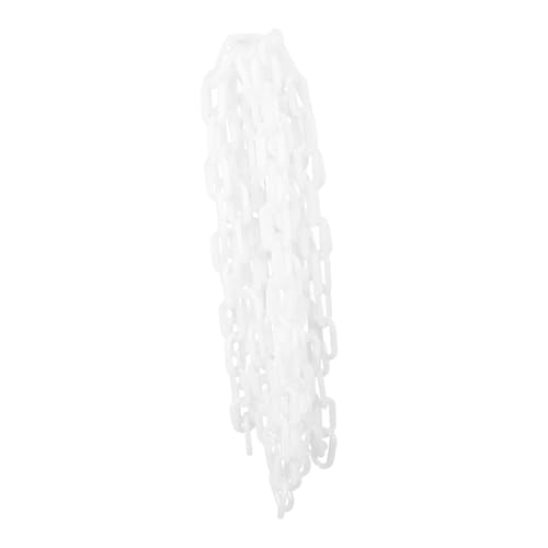 HEALLILY Protective Chain Chains Caution Safety from Barricade Construction Site Chain Gauge Link Chain Door Chain Link Crowd Control Chain Driveway Chain Barrier Plastic