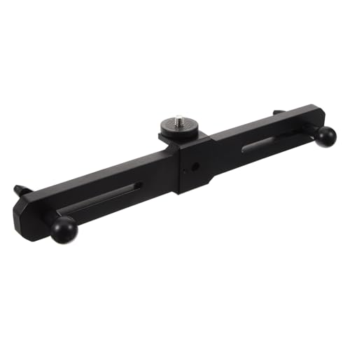 DRESSOOS Supporto Per Treppiede Estensione Staffa Per Flash e Supporto Per Fotocamera Dslr Compatibile Barra e Striscia Luminosa Accessorio Per Montaggio Versatile
