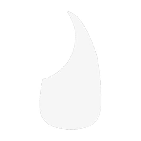 Elenxs Transparent Acoustic Guitar Pickguard Clear Acoustic Pick Guard anti-scratch plate, guitar Folk Guitar Anti-scratch Plate Protection Cover