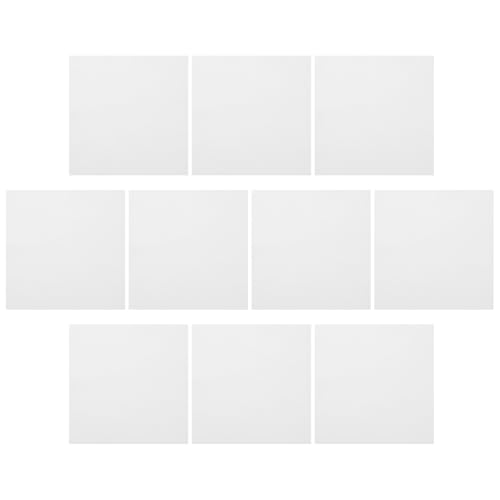 Gogogmee DIY Cotton Fabric 10 Pcs Embroidery Base Fabric Hand Sewing Material Cross Stitch Canvas Embroidery Supplies Needlework