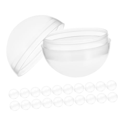 LOLIPPYY Gumball Machine Capsules 50pcs Plastic Balls 1.77in Empty Containers Compatible Claw Machines for Party Favors and Candy Storage