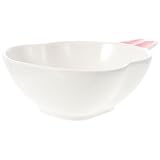 GALPADA Cuenco de Cerámica Blanco Fácil de Limpiar y Apto para Comidas Frías o Calientes Diseño de Animales Adorables en Restaurantes o Buffets