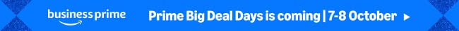Prime Big Deal Days is coming
October 7-8

(BP logo)