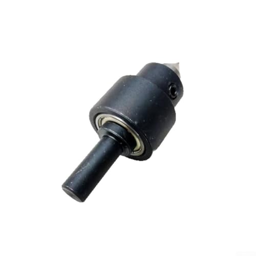 Torno de madera Live Center con centrado automático, contrapunto de alta rotación para tornos pequeños, construcción de aleación a prueba de polvo, 60 mm Ro