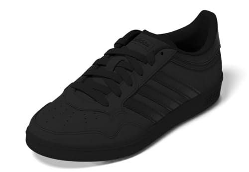 adidas Unisex-Kid's Hoops 4.0, Black/Black/White, 2