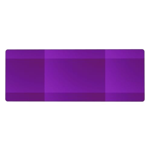 Tapis de clavier violet foncé unie grand format élégant pour bureau minimaliste