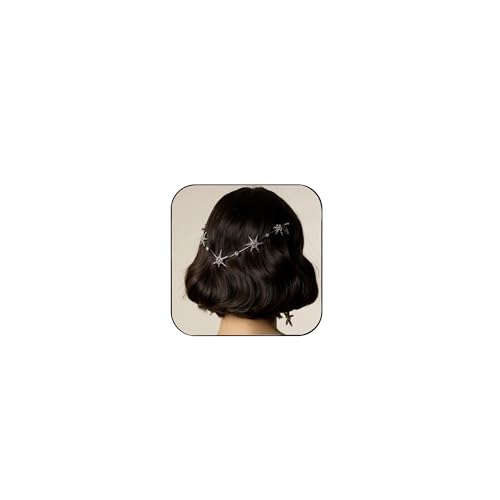 Accesorio de cabello Boho Silver Star para mujer miniatura 1