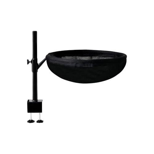Lit de bureau pour chat fixé aux rebords de table et compact - 2