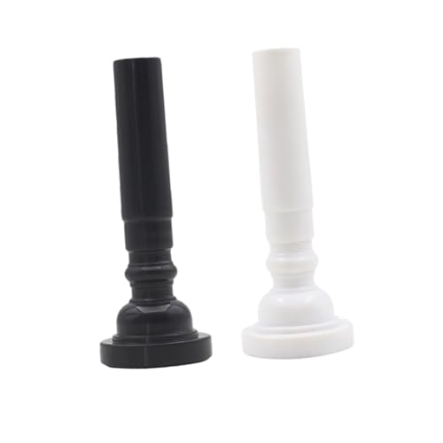 TOPPERFUN トランペットマウスピース プラスチック製 トランペット楽器アクセサリー 学校 コンサート用 2個 色指定不可
