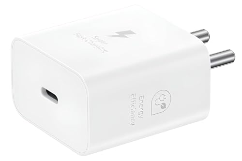 Image of Galaxy M05-25W Fast Charger Adapter,Compatible with Galaxy A16|F16|M16|A06, F06|M06|A15|F15|M15|F05|M05|M35|F35|A35|A14|F14|M14|5G, 25-watt Charging Adapter