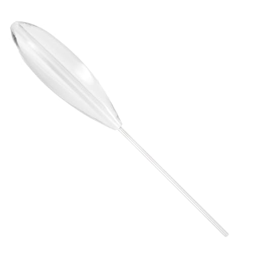 Paquete de 5 flotadores de Plomo Bombarda de 5 g, 10 g, 15 g 20 g para Pesca con Mosca, Spinning, con Orificio Central, línea a través de acrílico Transparente, Baja Visibilidad, (20g)