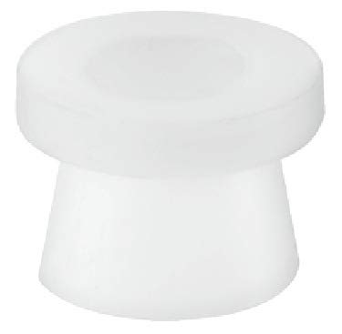 Gedotec Keilverbinder-Hülsen Kunststoff für die verdeckte Montage | Möbelverbinder zum Schrauben | Keilhülse weiß mit Ø 9 mm | MADE IN GERMANY | 20 Stück - Schrank-Verbinder unsichtbar im Holz