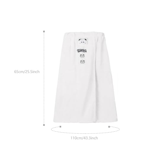FakeFace Mädchen Saunakilt Kinder Sauna Kilt mit Klettverschluss Cute Saunahandtuch Saunakleid Saunatuch Pool Badezimmer Sauna Kleid Badetuch Baderock Frottee Mikrofaser Sarong Kilt 120 * 65cm