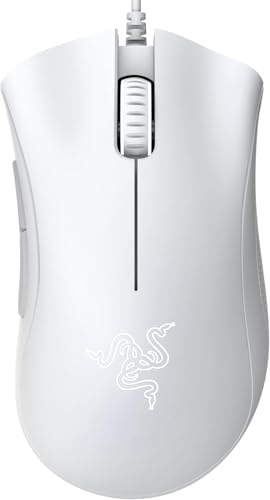 Razer DeathAdder Essential White Edition - 6400 DPI Ergonomic Wir...