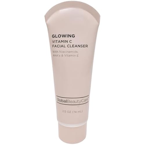 Global Beauty Care Vitamin C - Facial Cleanser with Niacinamide, AHA & Vitamin E, 1-Pack (2 fl oz)