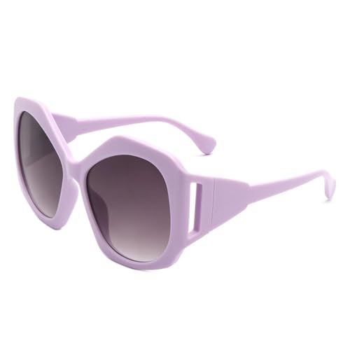 Lunettes de soleil œil de chat anti-UV rose dégradé MUTYNE grand format
