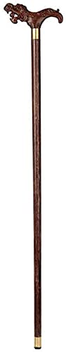 QTYQWC Tragbarer Wanderstock Holzschnitzer Krücken Rohrstockwanderhilfe...