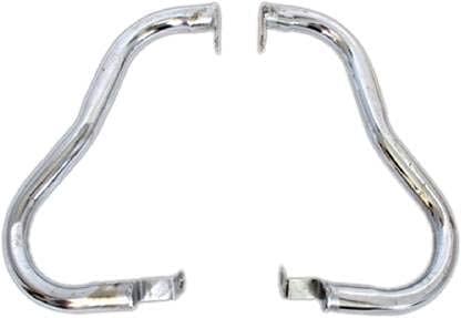 SupremeChoice Bike Rear Leg Guard Saftey Back Side Leg Crash Guard Chrome for Royal Enfield Bullet 350 Twin Spark