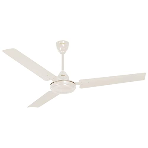Image of Rico 1200mm 48 inch Premium High Speed Ceiling Fan | Japanese Technology with Life time Rust-Free and Dust-Free Body and Blade (CF807 (Ivory))