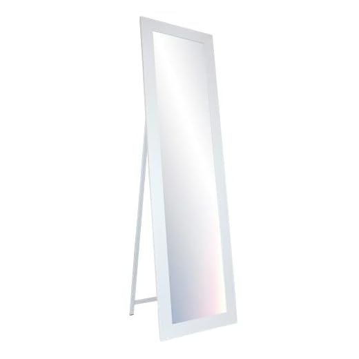 Chely Intermarket – Espejo Rectangular de pie Dormitorio,Mod-113 30x130cm Blanco (Marco Exterior 41,10 x 141,10 cm) Espejo Cuerpo Entero vestidor(113-30x130-6,20)