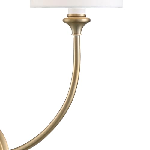Image of Crystorama Libby Langdon Sylvan 2 Light Vibrant Gold Bathroom Vanity