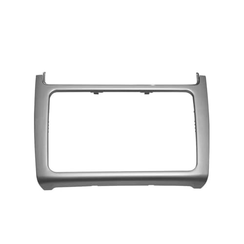 para VW MQB para Polo 6C 6R 2014-2017, Marco De Radio, Unidad Principal, Pantalla, Bisel, Placas De CD, Panel Decorativo.(Silver Grey)