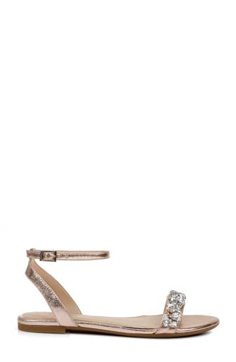Jewel Badgley Mischka Ohara Minimalist Crystal Adorned Flats3