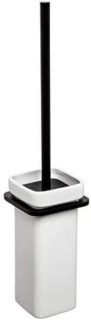 TATAY Wall brush holder, from the Onyx Collection, with brackets and handle image 5