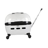 Cat Carrier with Wheels Pet Travel Carrier Pet Carrier with Pull Rod Rolling Carrier Pet Stroller, for Cats Camping Traveling