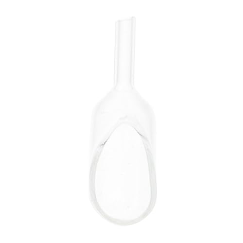 HAWILLOSCH 3pcs Glass Laboratory Weighing Scoop Spoon Funnel Set Weighing Tools for Laboratory University Classroom Research