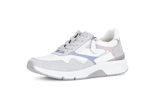 Baskets basses femme Gabor blanc pastel 53 : confort haut de gamme en 36 EU