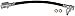 Dorman H622297 Rear Passenger Side Brake Hydraulic Hose Compatible with Select Ford Models